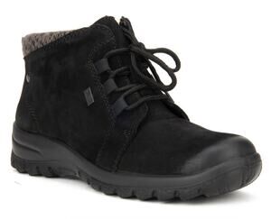 Rieker Boot L7140-00 Hillary Women's 36 / US 5 Suede Black Ankle Boot Lace Up